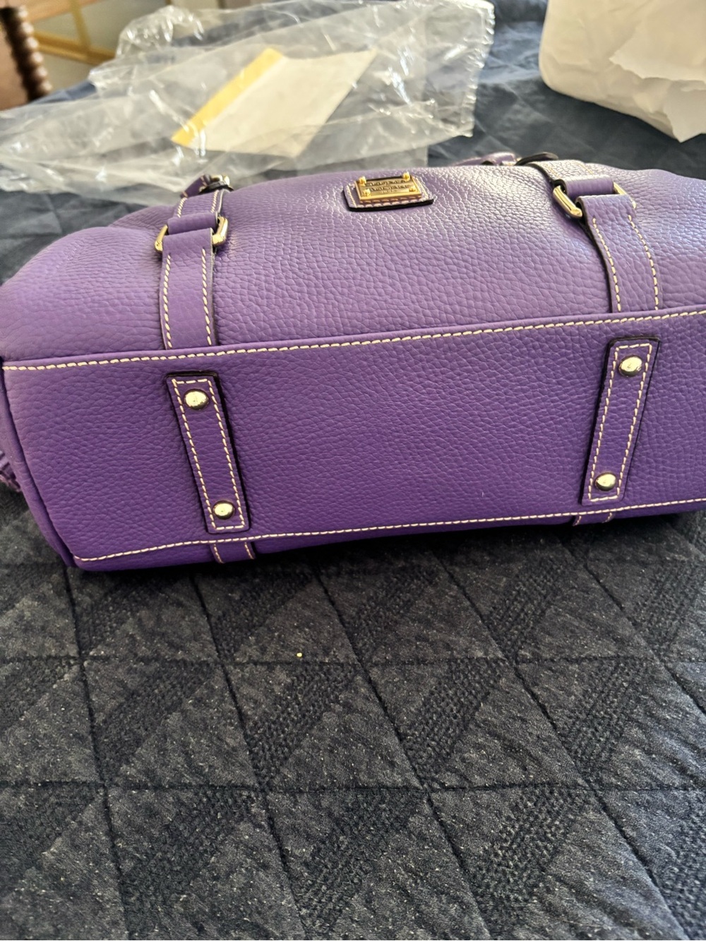 DOONEY & BOURKE || small satchel amethyst - Picture 6 of 12
